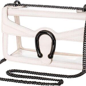 Women's Stadium Approved Crossbody Bag for Women, Small Clear Bag Shoudler Purse